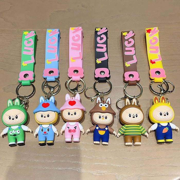 Wholesale Cartoon Loving Little Sheep Keychain Pendant,  Cute Student Bag Pendant,  Couple Style Small Gift Stall