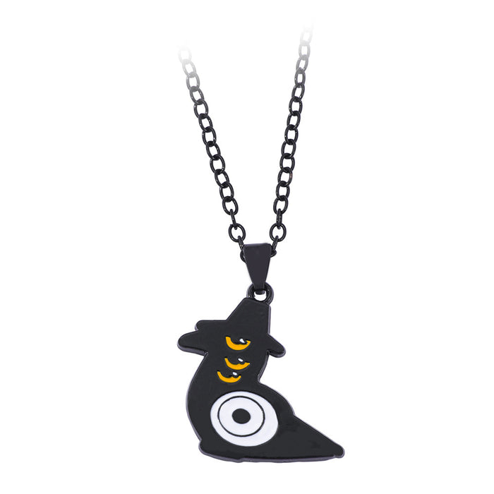 Wholesale K-pop necklace with cartoon dripping oil pendant