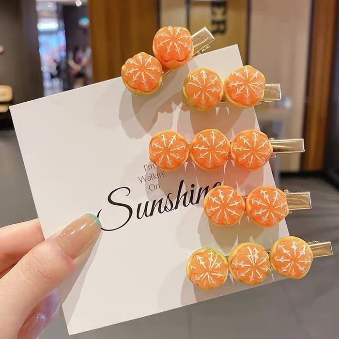Wholesale  Cute Creative Orange Hairpin