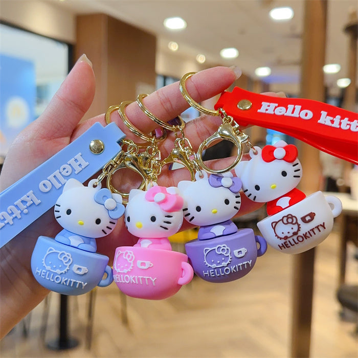 Wholesale Cartoon keychain creative small gift cute backpack pendant doll car keychain