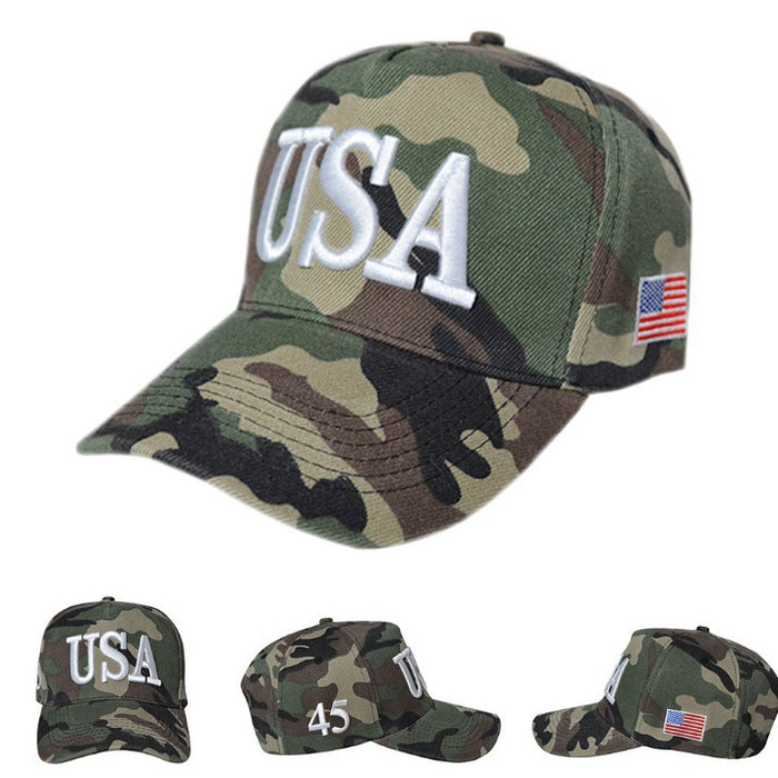Wholesale Baseball caps with USA letter embroidery in various colors