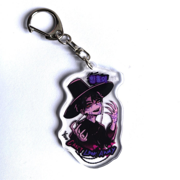 Wholesale Anime-themed acrylic keychain,  2D pendant backpack