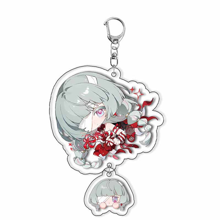 Wholesale Layered Acrylic Keychain Anime Merchandise Backpack Charm