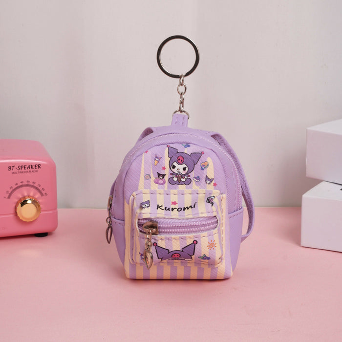 Wholesale Leather coin purse student portable mini key bag cartoon cute