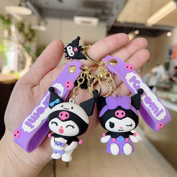 Wholesale Silicone Cartoon Doll Keychains (S) JDC-KC-WC015