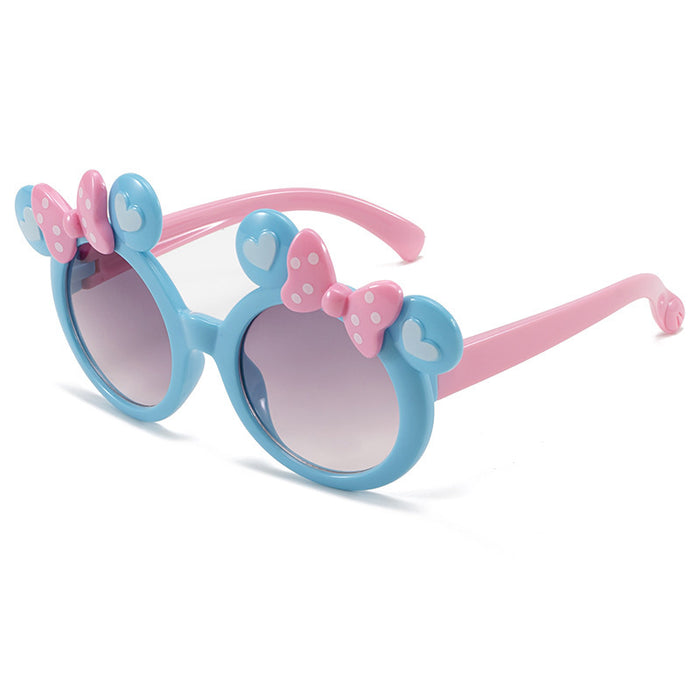 Wholesale Bow Children's Sunglasses Cute Cartoon Sunscreen Doll Sunglasses
