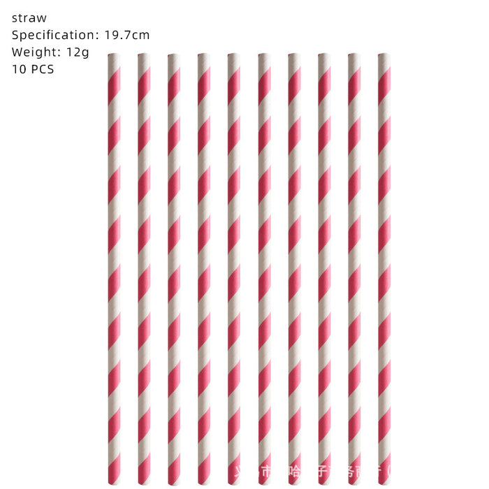 Wholesale Western Cowgirl Theme Birthday Party Decoration Paper Tray Paper Cup Tablecloth Disposable Tableware suit