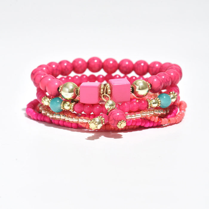 Wholesale Bohemian Multi-layer Beaded Bracelet JDC-BT-Bais005