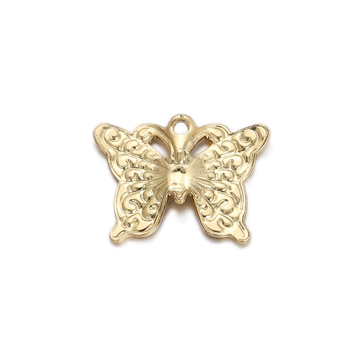 Wholesale Butterfly Pendant Diy Handmade Material Bracelet JDC-PT-YJ008