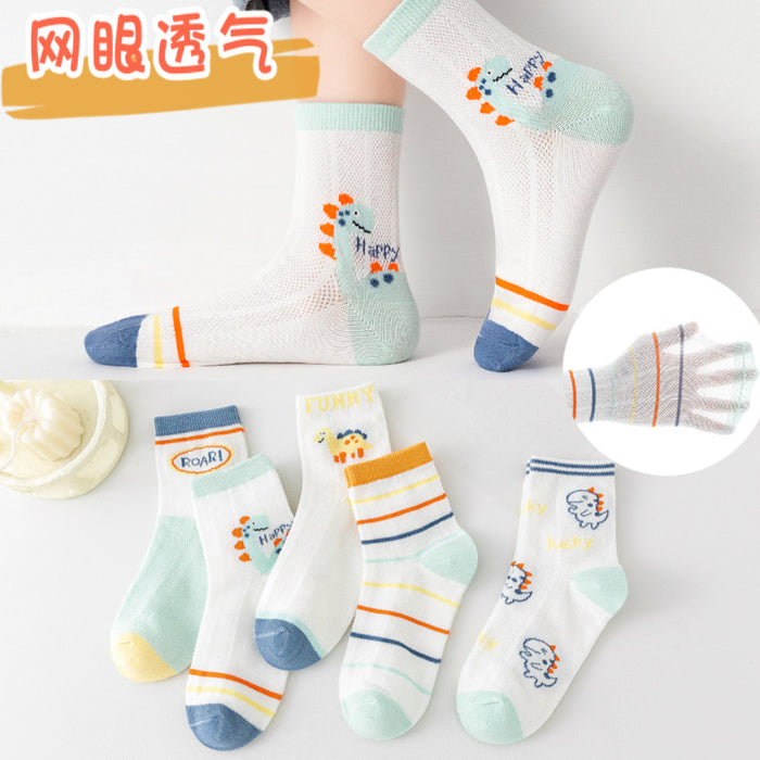 Wholesale 5pcs children' s socks baby sports socks large children' s stockings