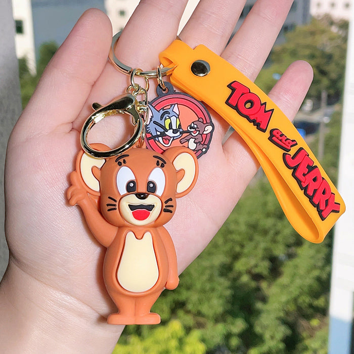 Wholesale Cartoon Silicone Doll Keychain JDC-KC-QiChao040