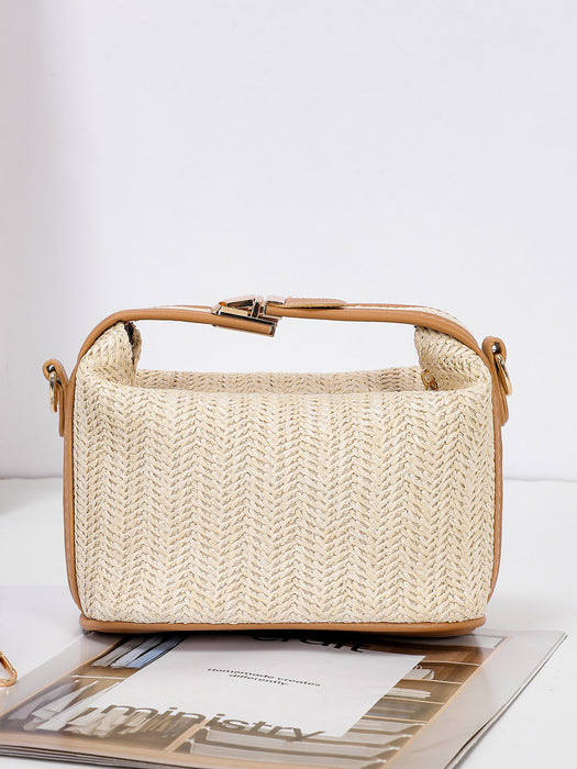 Wholesale Straw woven small bag can be used as a handbag shoulder bag or crossbody bag