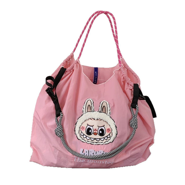 Wholesale embroidered shoulder bag cartoon messenger bag versatile fashion handbag large capacity bag