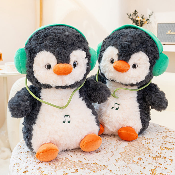 Wholesale Cartoon Dynamic Music Penguin Doll Stuffed Toy Fun Little Penguin Doll