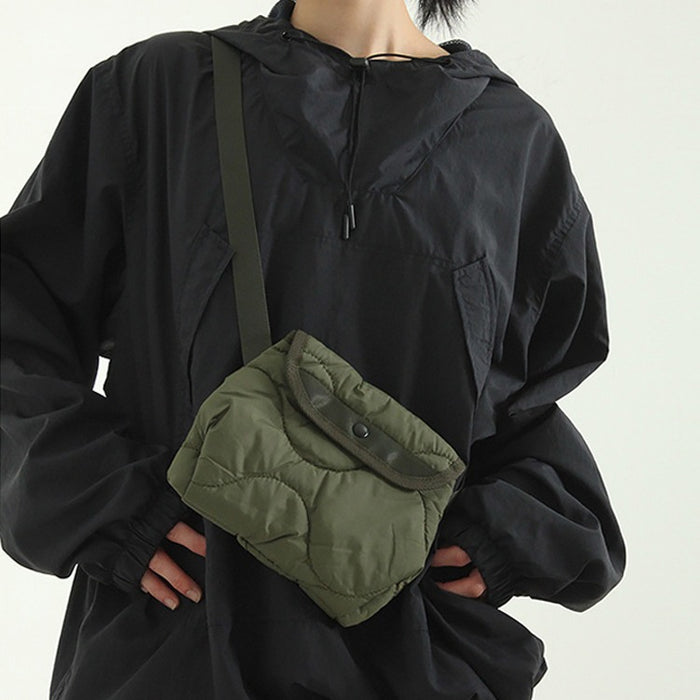 Wholesale nylon pouch bag rhombus crossbody bag casual