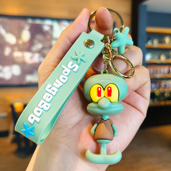 Wholesale Rubber Cartoon Doll Three-dimensional Keychain JDC-KC-Tingm109