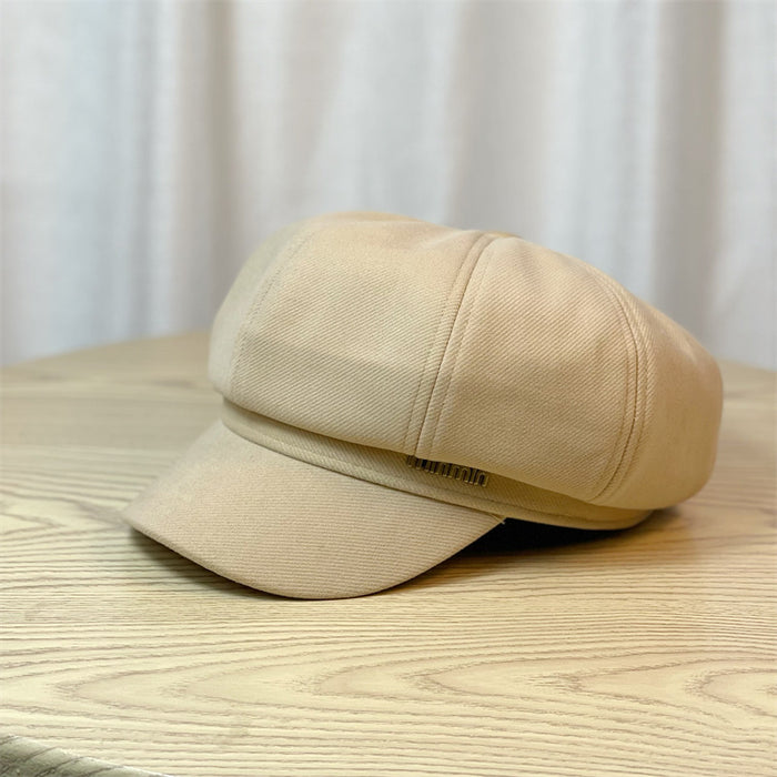 Wholesale beret slimming small head circumference artistic peaked cap painter hat