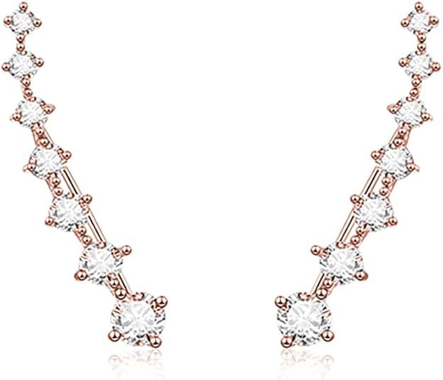 Wholesale Exquisite shiny earrings with a light luxury style, niche design, high-end temperament, wholesale of earrings