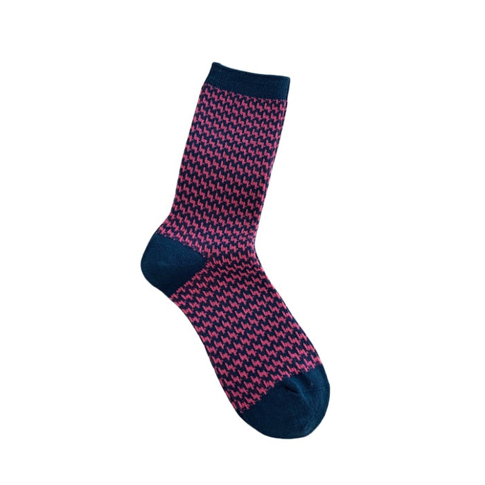 Wholesale Retro socks with a mid tube and versatile high waist, stacked socks made of cotton