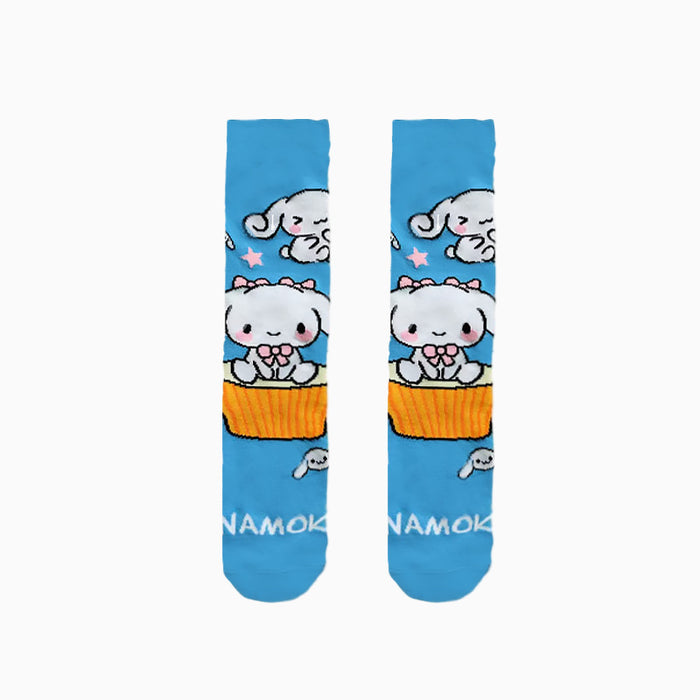 Wholesale Cotton All-Season Cartoon Mid-Calf Socks