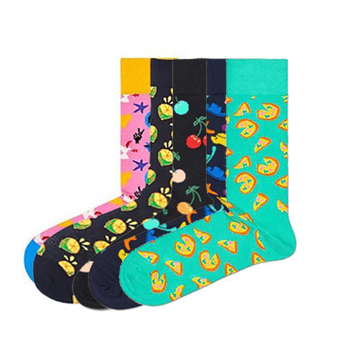 Wholesale Cherry Star Fruit Cartoon Cotton Middle Socks JDC-SK-HuiHe046