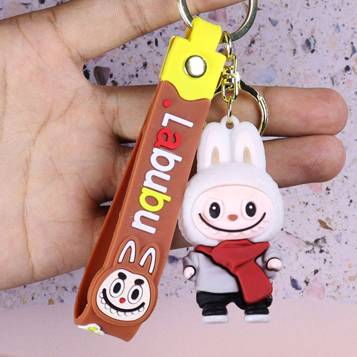Wholesale Keychain pendant doll blind box pvc soft glue keychain couple pendant