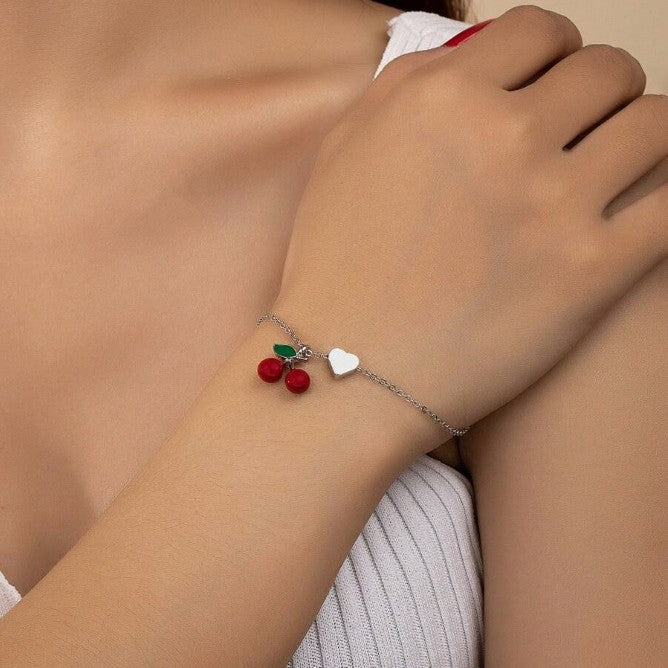 Wholesale Cherry Pendant Bracelet Bracelet