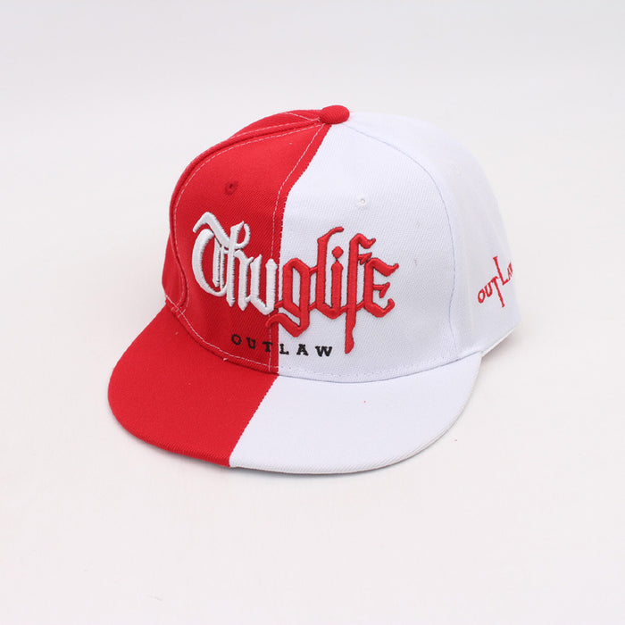 Wholesale Color-blocked letter embroidered hard-top baseball cap