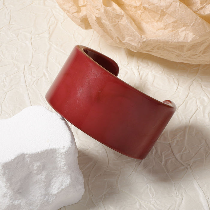 Wholesale Jade Wide Version Resin Guofeng Bracelet Multicolor All-match Women's Style