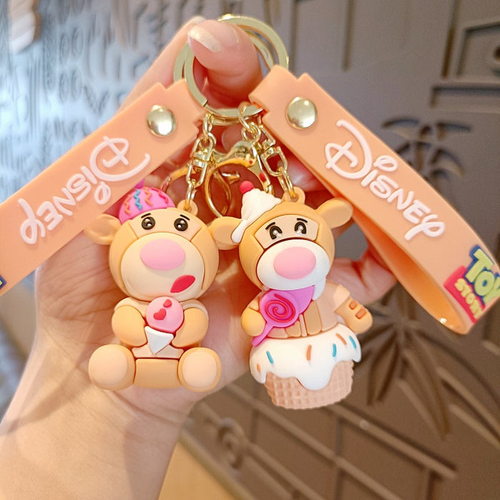 Wholesale Silicone Cartoon Doll Keychain JDC-KC-MingT193