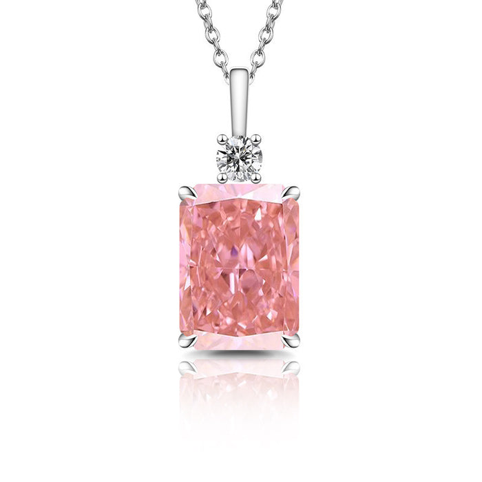 Wholesale Copper Perfume Bottle Pendant Necklace Diamond Cut Sparkle Jewelry Accessory for Everyday Wear