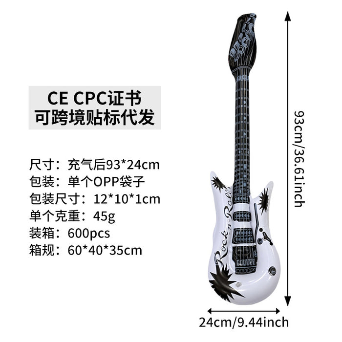 Wholesale 10Pcs inflatable toys inflatable guitar bar party activities stage props inflatable musical instrument