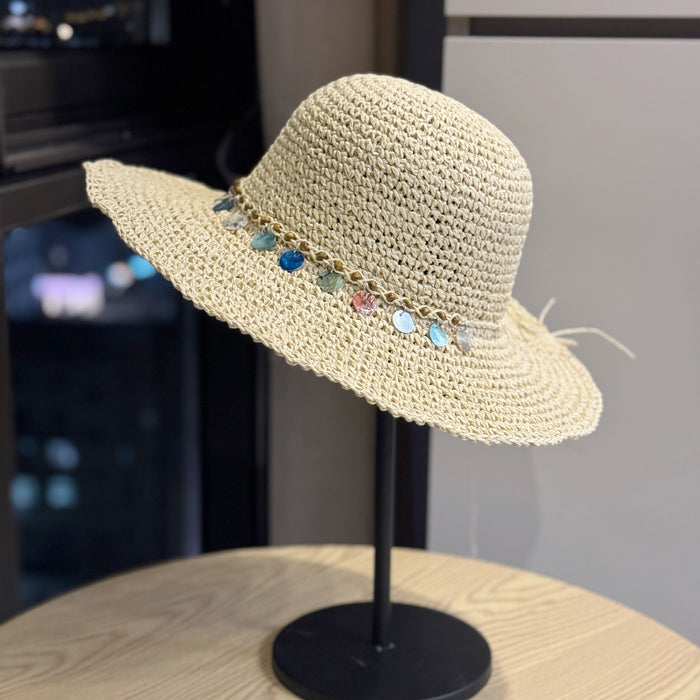 Wholesale Fisherman Hat Women's Summer Large Brim Sun Hat Sun Protection Straw Hat