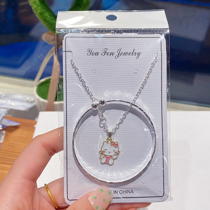 Wholesale Children Cartoon Bracelet Necklace Combination