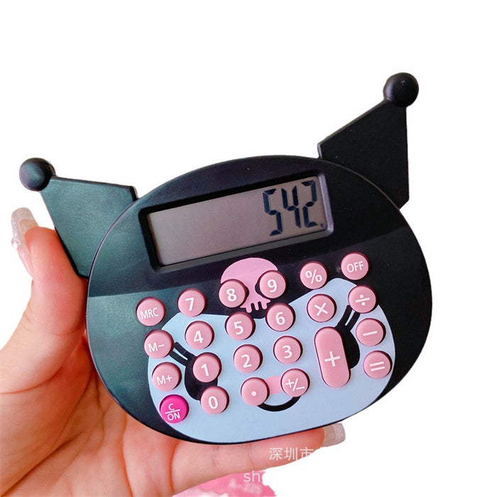 Wholesale cute head calculator cartoon cat head arithmetic portable portable mini computer