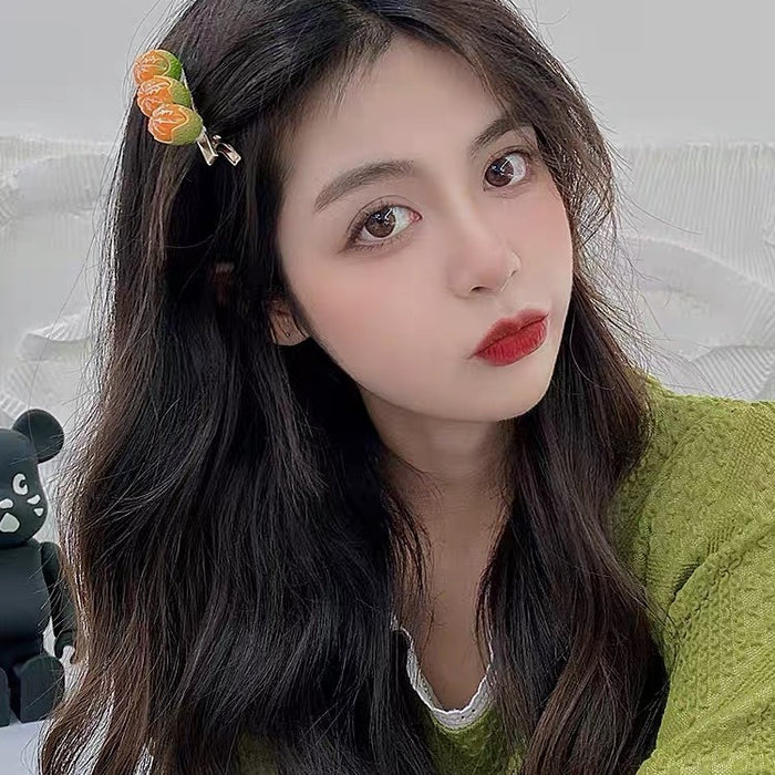 Wholesale  Cute Creative Orange Hairpin