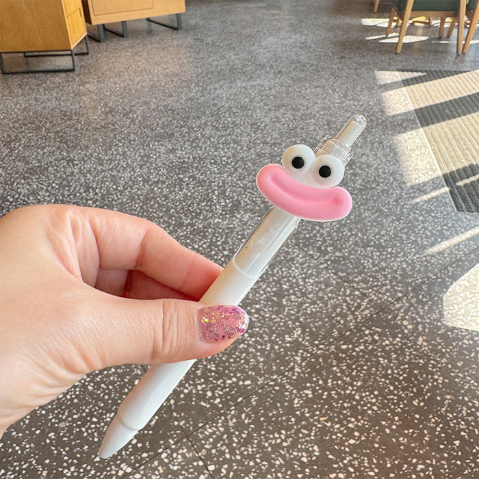 Wholesale Funny pen  able girl big mouth students special press ball pen funny sand sculpture learning brush pen