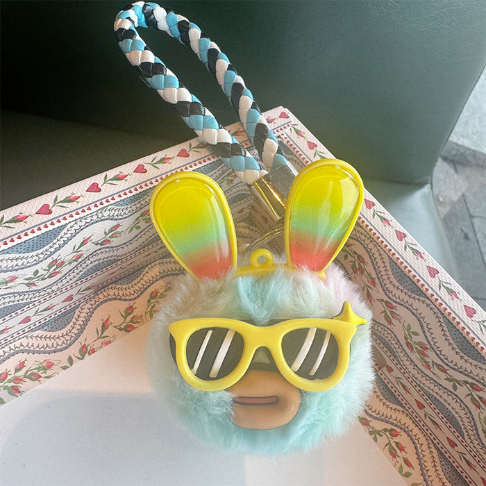 Wholesale Cute Plush Car Keychain,  Fur Ball,   Exquisite Backpack Pendant,  Trendy Key Ring