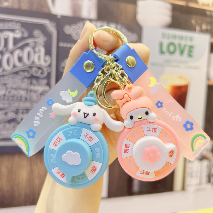 Wholesale  Creative  Keychain Pendant Couple Cartoon Hanging Doll Key Chain Doll