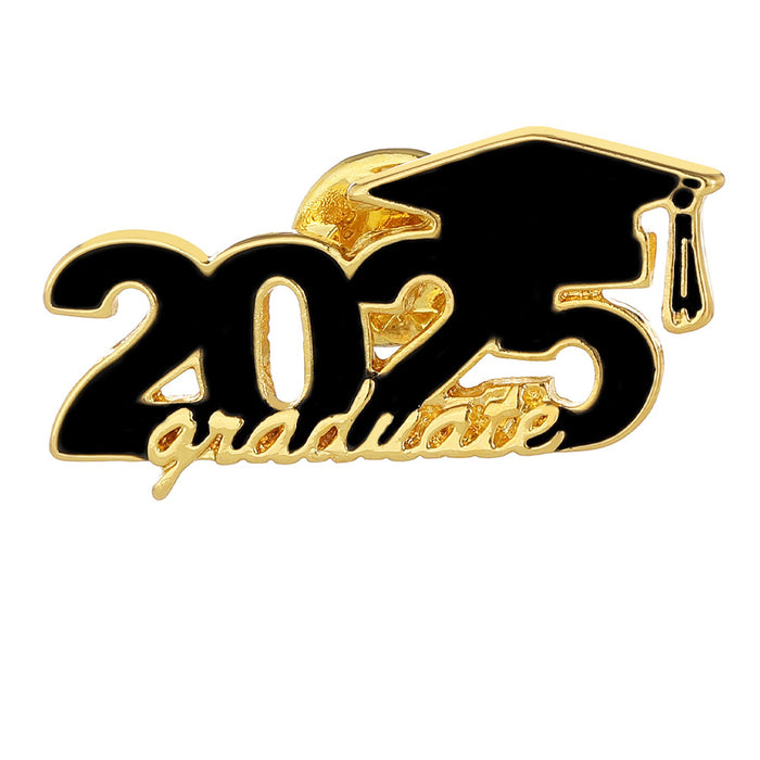 Wholesale Doctoral Hat Brooch Graduation Exam Full Score Commemorative Badge Student Gift New Style