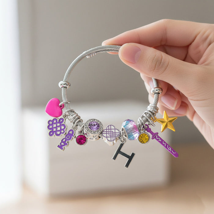 Wholesale Cartoon Anime K-POP Fashion Beaded Bracelet