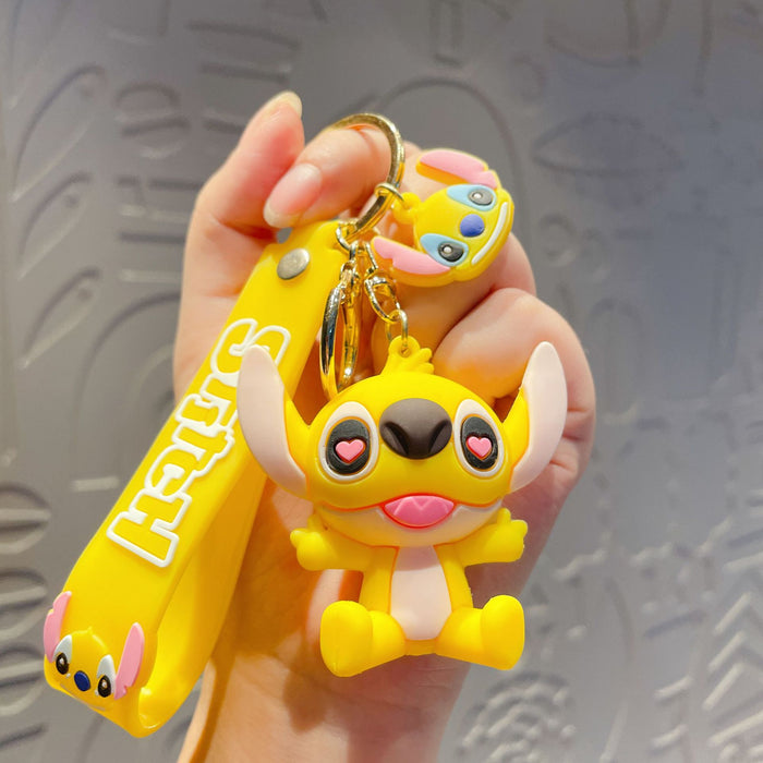 Wholesale Silicone Cute Cartoon Keychain JDC-KC-Chaow004