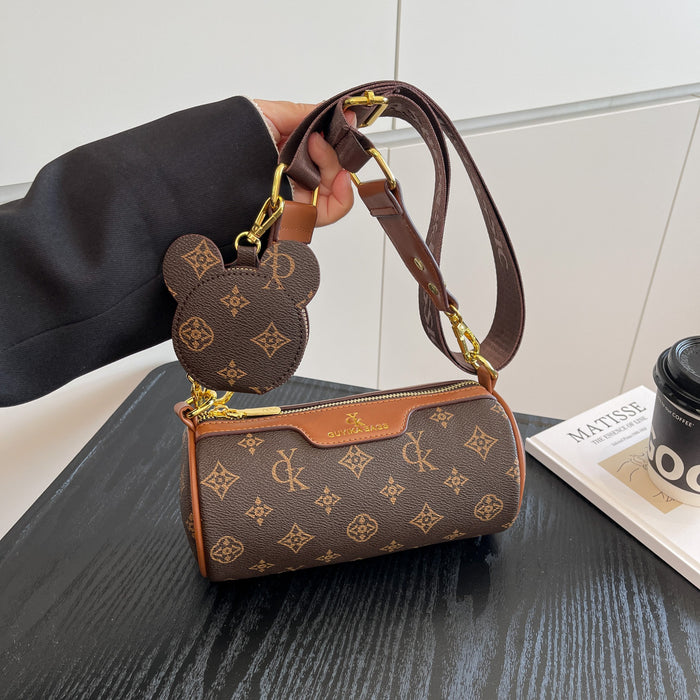 Wholesale Pillow Versatile Shoulder Bag Printed Retro Fashion Western Style Crossbody Bag