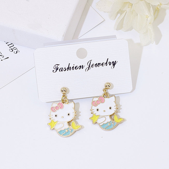 Wholesale Alloy Simple Cartoon Drop Earrings
