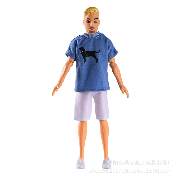 Wholesale prince casual  doll men' s suit children' s toy clothes