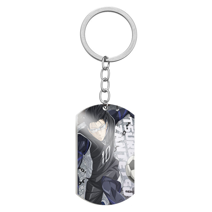 Wholesale Cartoon Color Printing Stainless Steel Keychain JDC-KC-HuanYu030