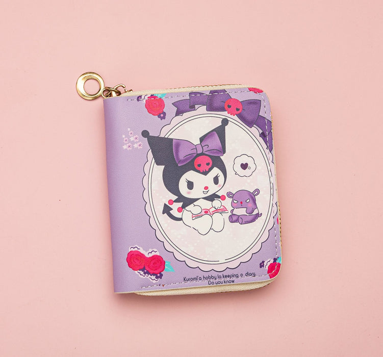 Wholesale Cartoon Anime Cute Short Zipper Wallet Wallet Wallet Wallet Card Bag Zero Wallet