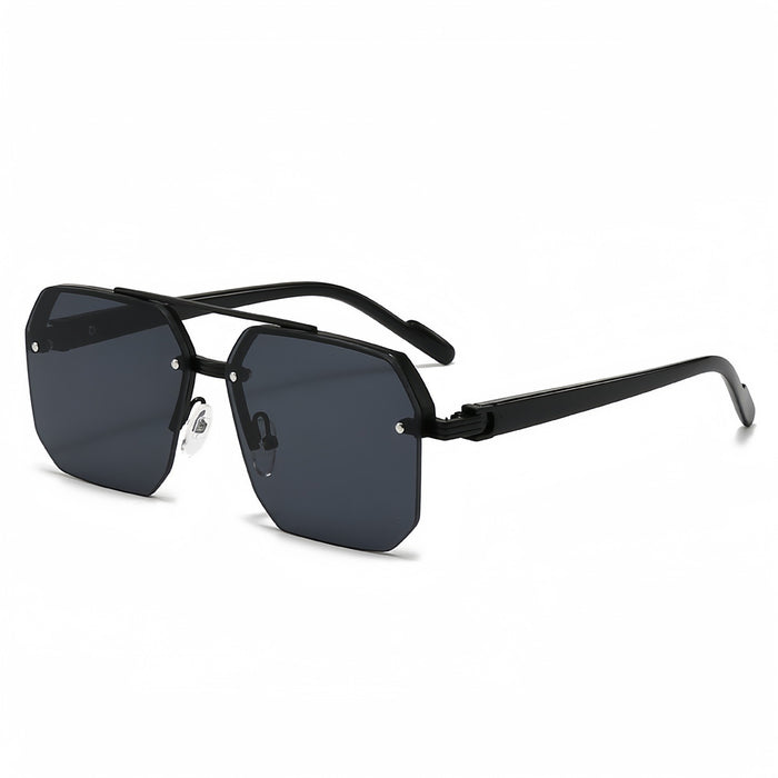 Wholesale New sunglasses with high-end feel, large boxy glasses, fashionable and stylish