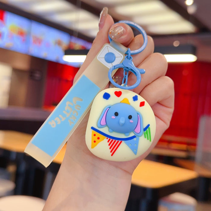 Wholesale Cartoon English alphabet animal keychains