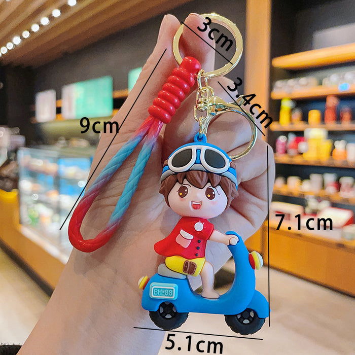 Wholesale Creative cartoon cute keychain, car keychain, fashionable bag pendant